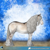 Horse Color:Liver Red Dun Onyx Mushroom Sabino Rabicano