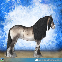 Horse Color:Brown Onyx Mushroom Sabino Rabicano Brindle
