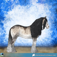 Horse Color:Brown Onyx Mushroom Sabino Splash Rabicano Brindle 