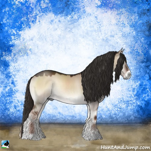 Horse Color:Liver Red Dun Onyx Sabino Rabicano 