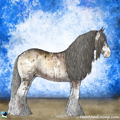 Horse Color:Liver Red Dun Onyx Mushroom Sabino Brindle 