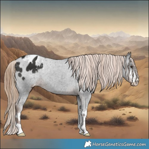 Horse Color:Liver Chestnut Appaloosa 