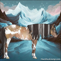 Horse Color:White Spotted Sable Champagne 