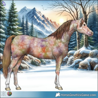 Horse Color:Nacre Chestnut Ice 