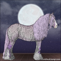 Horse Color:Watercolor Silver Bay Ice Onyx Sabino Appaloosa 