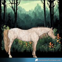 Horse Color:Smoky Blue Roan Pearl  and Blue Roan Pearl Rabicano 