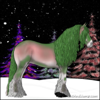 Horse Color:Watercolor Liver Red Onyx 