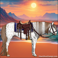 Horse Color:Gray Chestnut Appaloosa