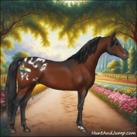 Horse Color:Bay Tobiano Appaloosa 