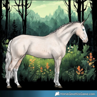 Horse Color:Silver Bay Dun Splash Varnish 