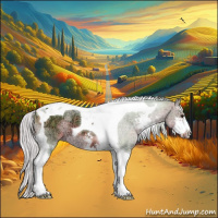 Horse Color:Watercolor Silver Buckskin Ice Sabino Tobiano 