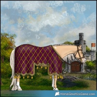 Horse Color:Gold Champagne Splash Tobiano 