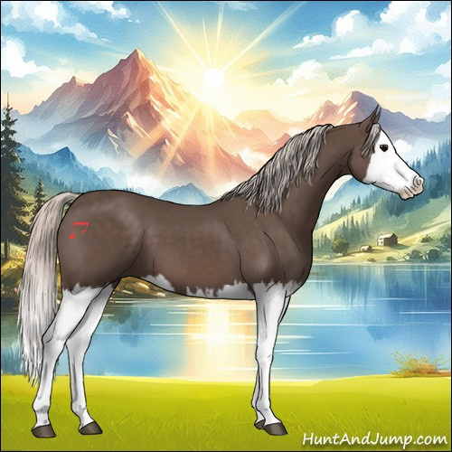 Horse Color:Silver Black Splash