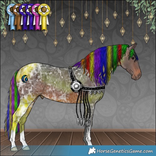 Horse Color:Painted Brown Ice 