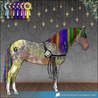 Horse Color:Painted Brown Ice
