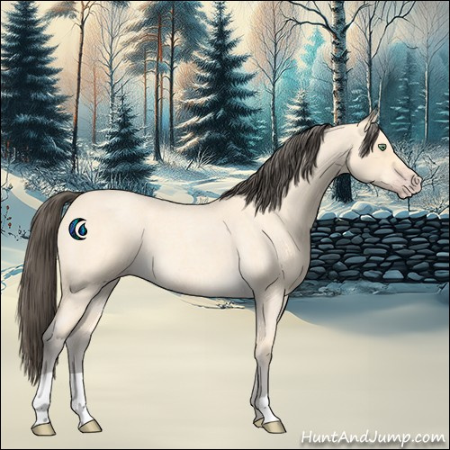 Horse Color:Amber Cream Champagne Roan 