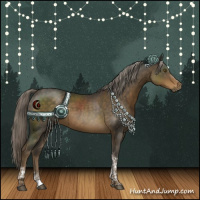 Horse Color:Chocolate Palomino Tobiano 