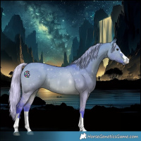 Horse Color:Watercolor Silver Brown Dun 