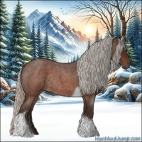 Horse Color:Silver Brown Roan Tobiano Rabicano 