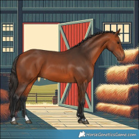 Horse Color:Bay 