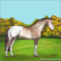 Horse Color:Painted Brown Pearl Onyx Sabino Snowcap