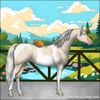 Horse Color:Silver Sable Champagne Dun Tobiano 
