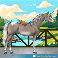 Horse Color:Liver Red Dun Ice Mushroom Sabino Tobiano 