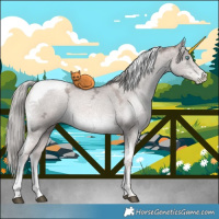 Horse Color:Platinum Liver Red Dun Ice Pearl Sabino Tobiano 
