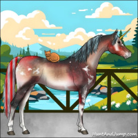 Horse Color:Painted White Spotted Brown Onyx Sabino 