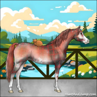 Horse Color:Plaid  Liver Red Onyx Sabino Brindle 