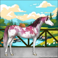 Horse Color:Plaid  White Spotted Buckskin Onyx Sabino Splash Rabicano 