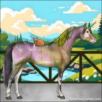 Horse Color:Plaid  White Spotted Brown Onyx Sabino Rabicano 