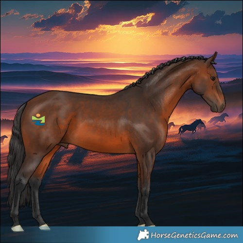 Horse Color:Brown 
