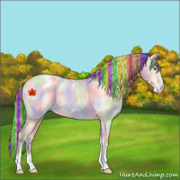 Horse Color:Painted Nacre Gold Champagne Dun Tobiano Frame Varnish Rabicano 