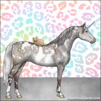 Horse Color:White Spotted Chocolate Silver Grullo Chinchilla Brindle 
