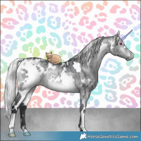 Horse Color:White Spotted Silver Brown Chinchilla Dun Brindle 