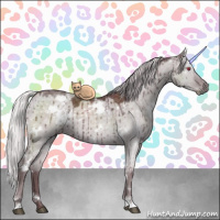 Horse Color:White Spotted Chocolate Silver Grullo Chinchilla Brindle 