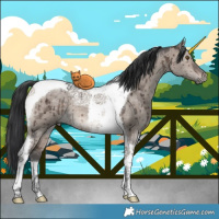 Horse Color:Brown Ice Dun Mushroom Tobiano Brindle 