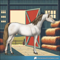 Horse Color:Smoky Grullo Roan Pearl Brindle 