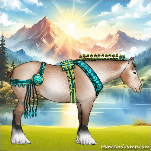 Horse Color:Gray Black Pearl Appaloosa 