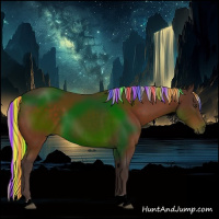 Horse Color:Painted Silver Brown 