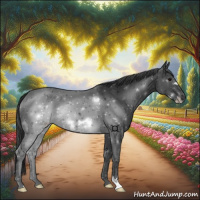 Horse Color:Black Frame 