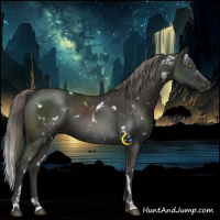 Horse Color:White Spotted Liver Chestnut Mushroom 