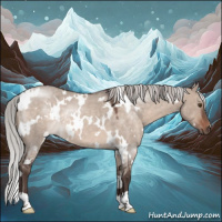 Horse Color:White Spotted Silver Brown Roan Dun Mushroom 