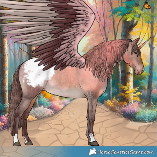 Horse Color:Chocolate Brown Dun Appaloosa Brindle