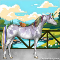 Horse Color:Painted White Spotted Chocolate Silver Grullo Chinchilla Ice Onyx Rabicano 