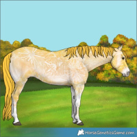 Horse Color:Watercolor Liver Red Onyx Ice Sabino 