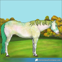 Horse Color:Watercolor Liver Red Onyx Ice Sabino 