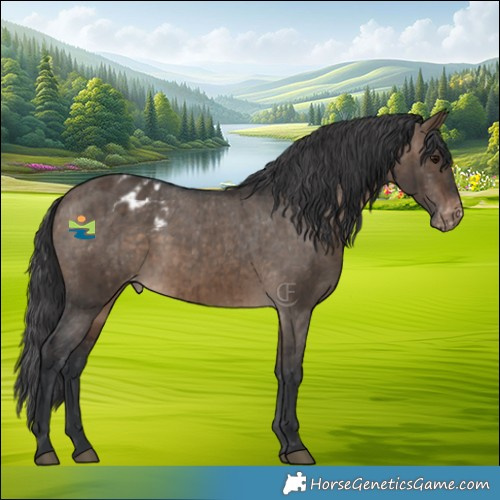 Horse Color:Brown Dun Appaloosa Brindle 