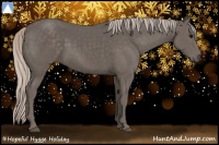 Horse Color:Silver Black 